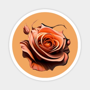 Rose - Orange Magnet